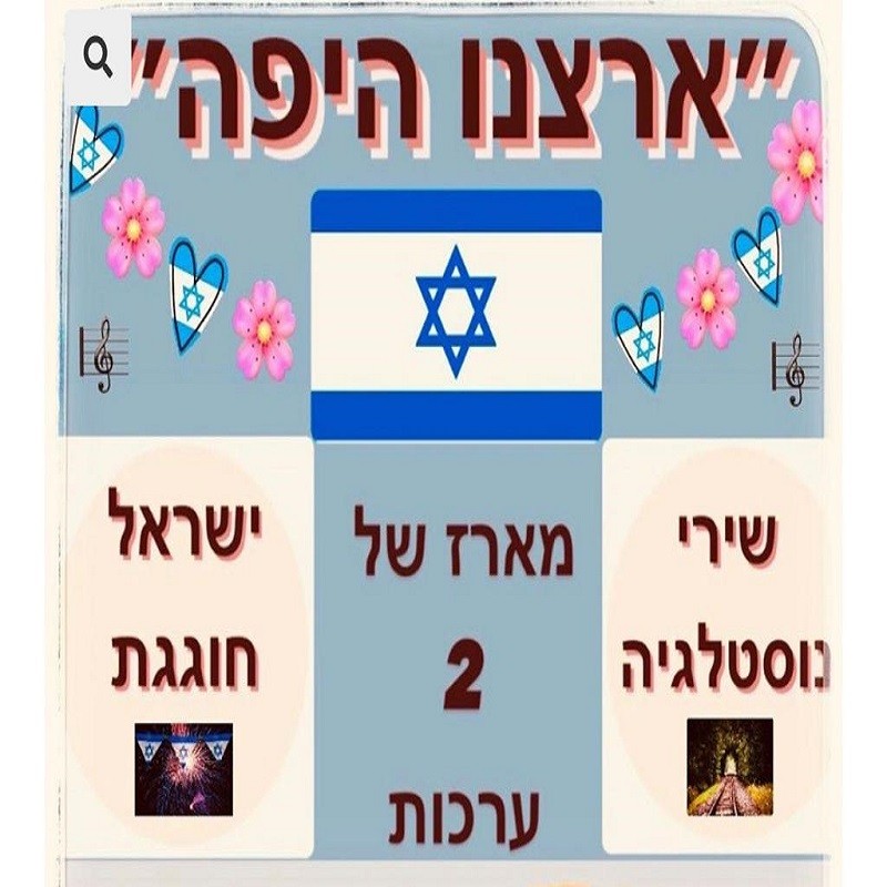 ״ארצנו היפה״-מארז של שתי ערכות דיגיטליות